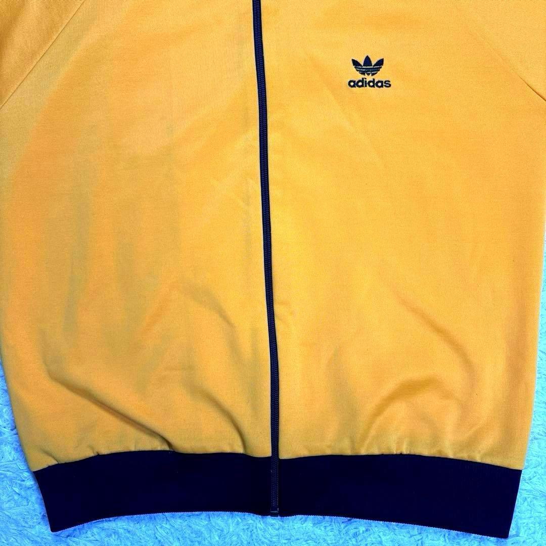 ✨美品・希少モデル✨アディダス　トラックジャケット　デサント期　イエロー　80s