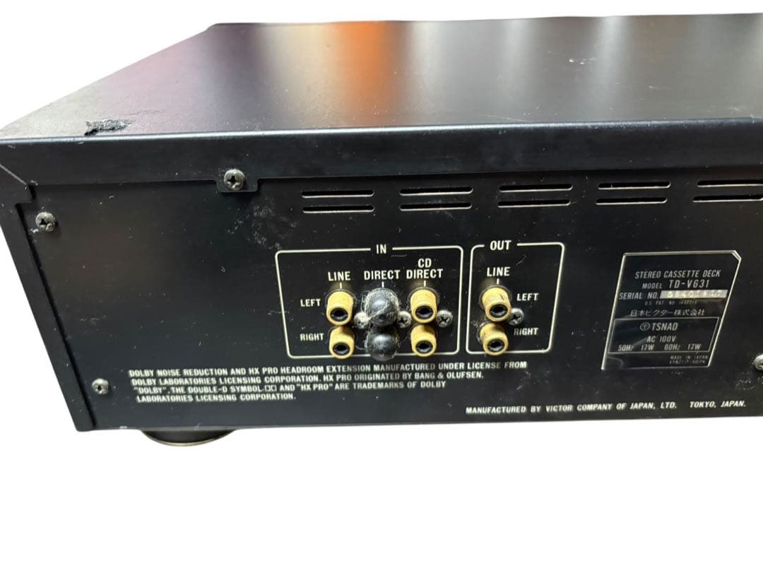 Victor ビクター TD-V631 カセットデッキ