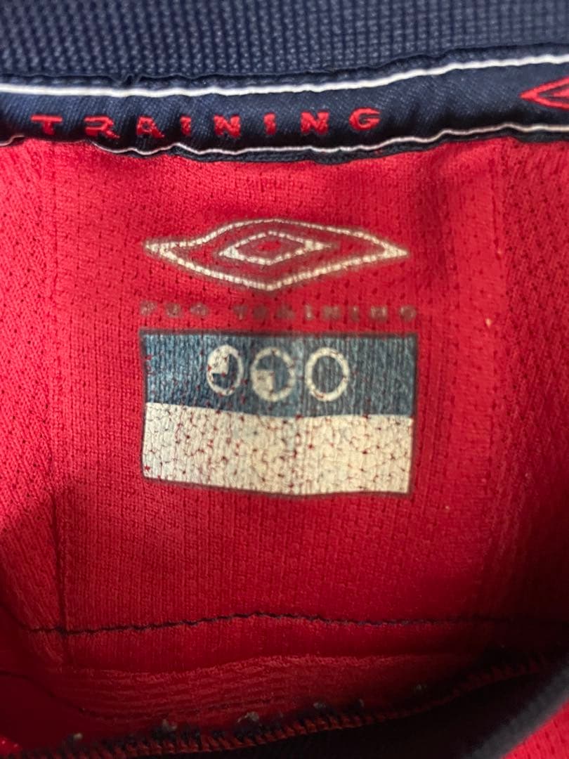 90s アンブロ　UMBRO イングランド代表　ユニフォーム　サッカーシャツ　赤