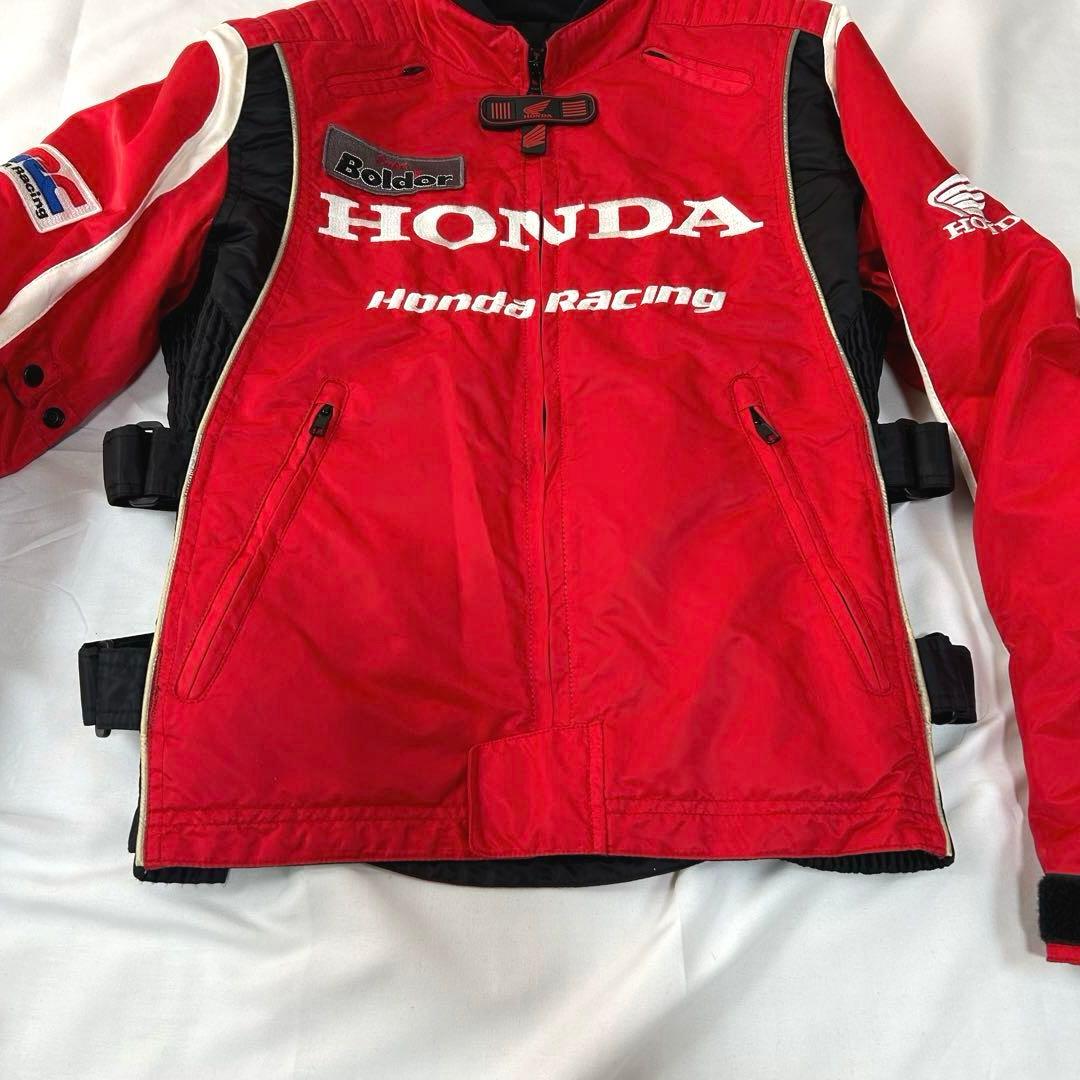 HONDA HRC レーシングジャケット レッド M プロテクター ウィング