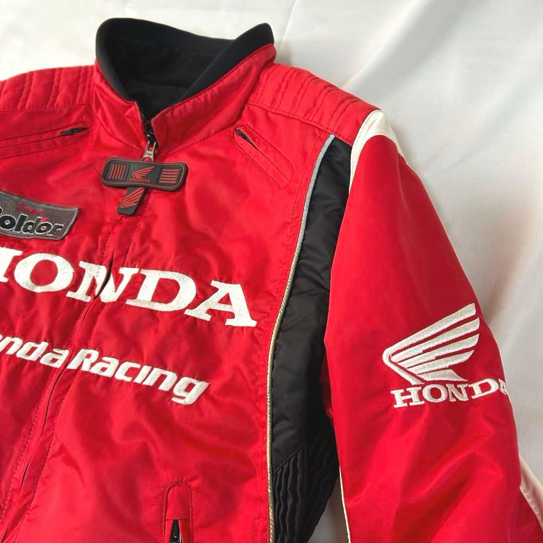 HONDA HRC レーシングジャケット レッド M プロテクター ウィング