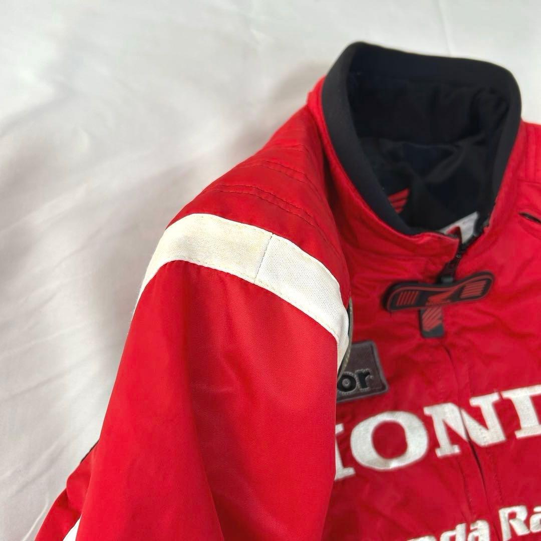 HONDA HRC レーシングジャケット レッド M プロテクター ウィング