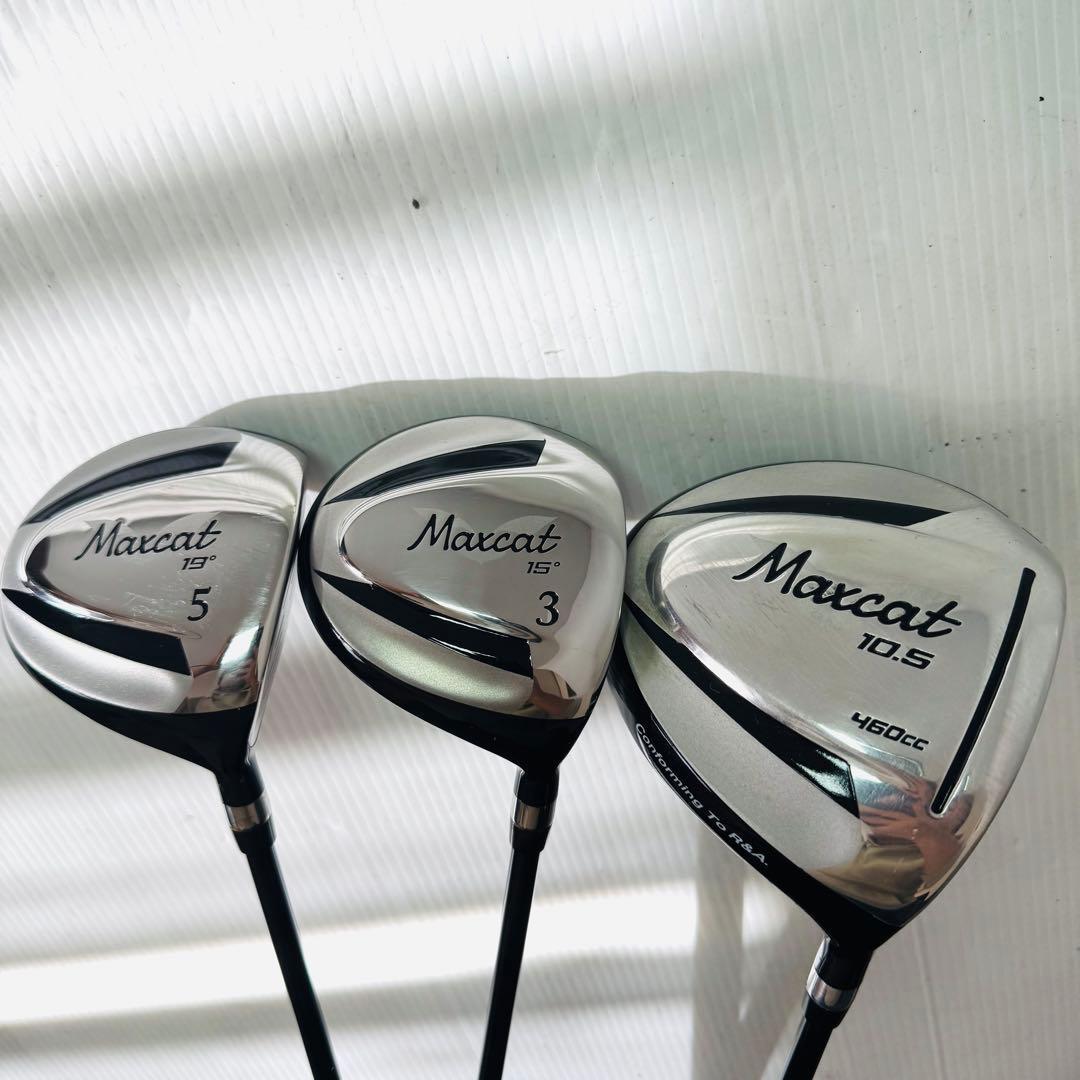 【美品】Maxcatメンズ　ゴルフクラブ フルセット　初心者　キャディバッグ