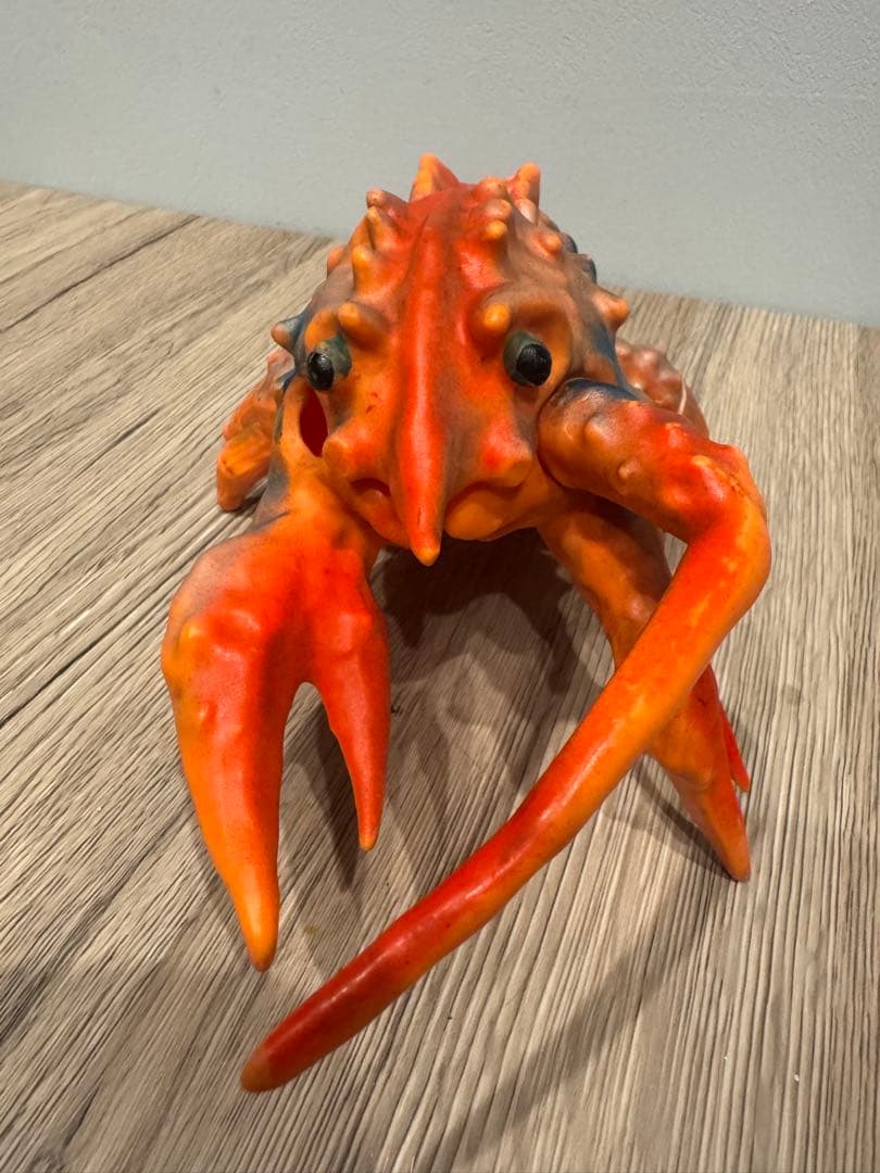 マルサン エビラ2期/鼻筋黒線無/オレンジ成型/ヒゲ前倒塗装【ジャンク】