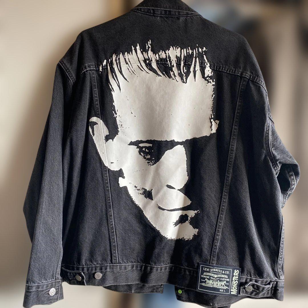最終値下げLevi's フランケンシュタイン プリント デニムジャケット