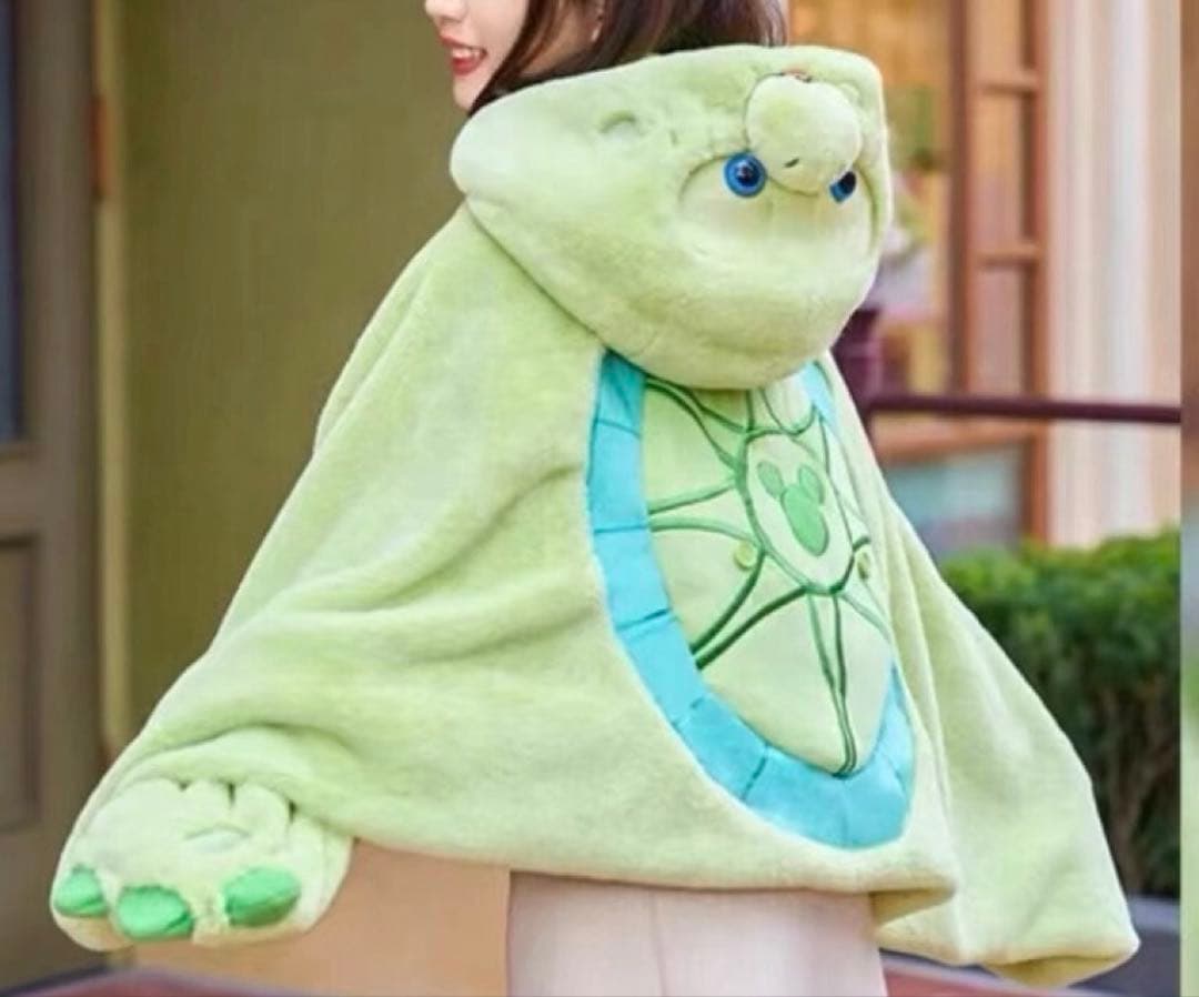 セール❣️上海ディズニー オルメル 着なりポンチョ ブランケット 毛布