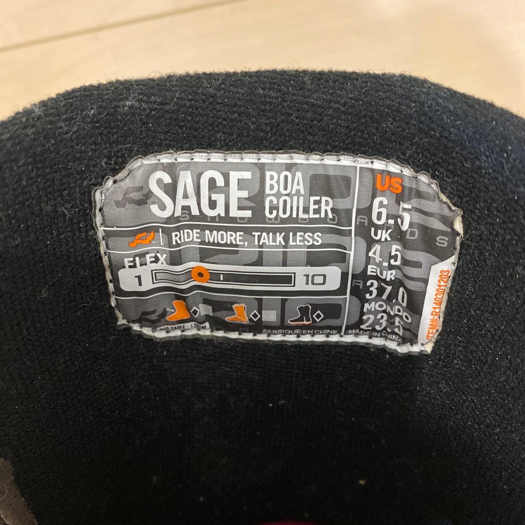 【美品_即日発送_送料無料】RIDE　レディース　SAGE BOA　23.5cm