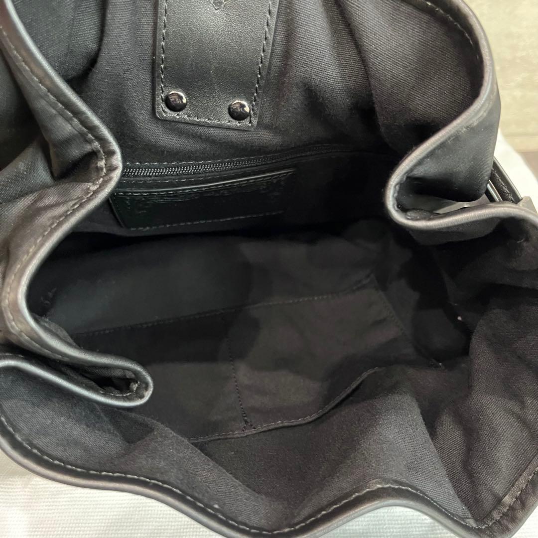 極美品✨HUNTING WORLD ナイロン×レザー 巾着リュック　バックパック