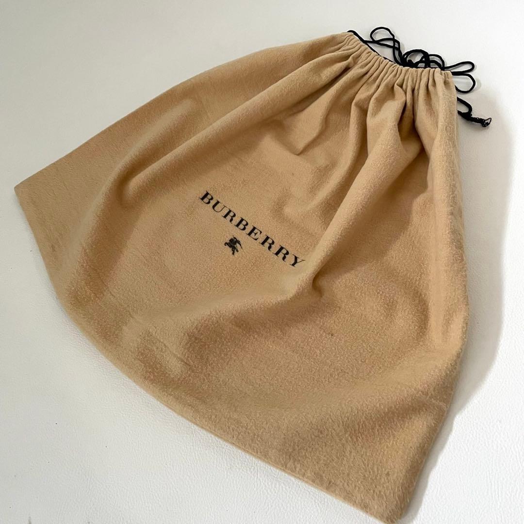 バーバリー ハンドバッグ ブラックレザー メガチェック ホースロゴ