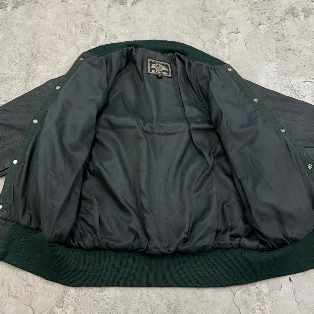 ぽ*ん様 USA製　HOLLOWAY　マウンテンデュー　企業　スタジャン　古着