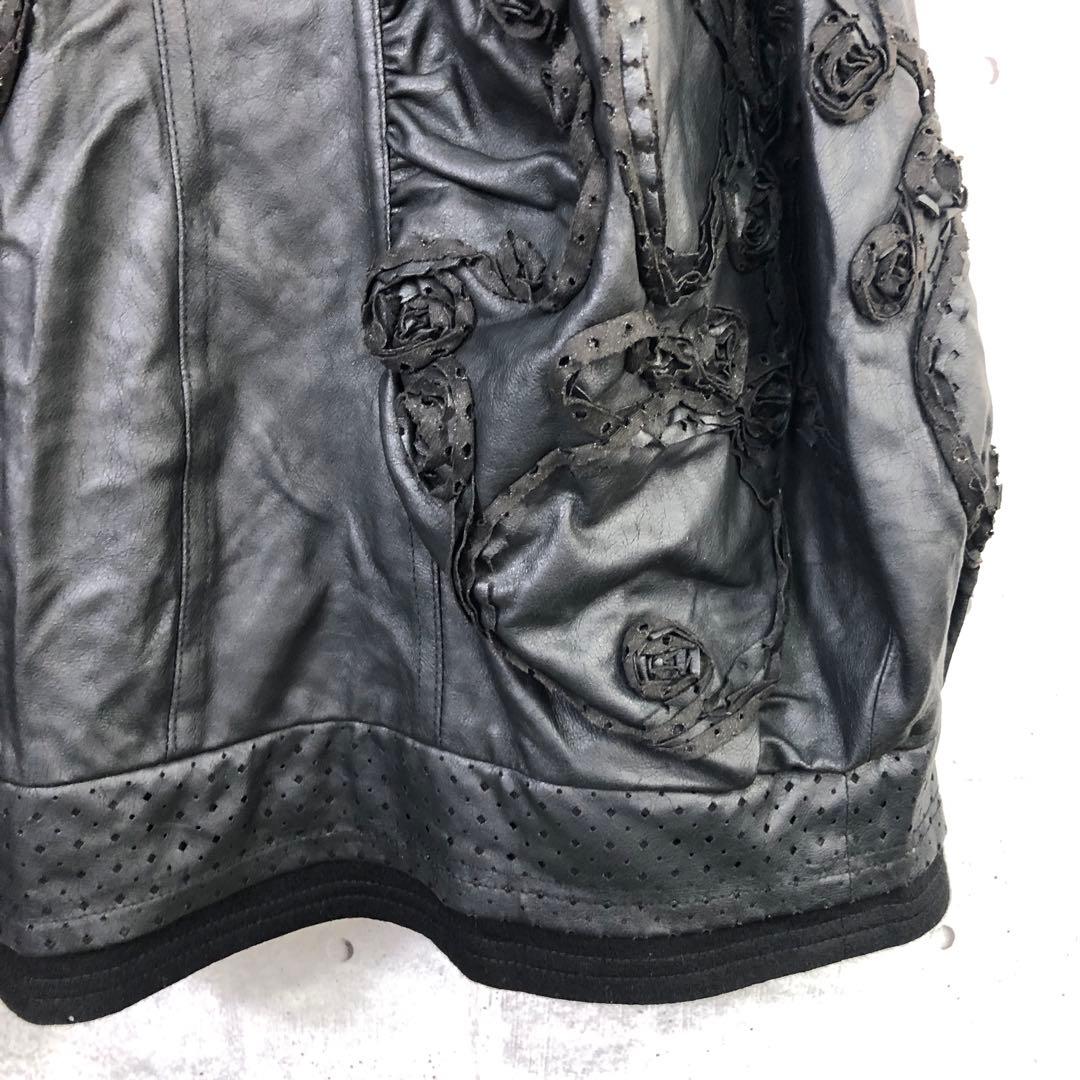 EIKO KONDO – eternallyblaze EIKO KONDO 花モチーフ フェイクレザー