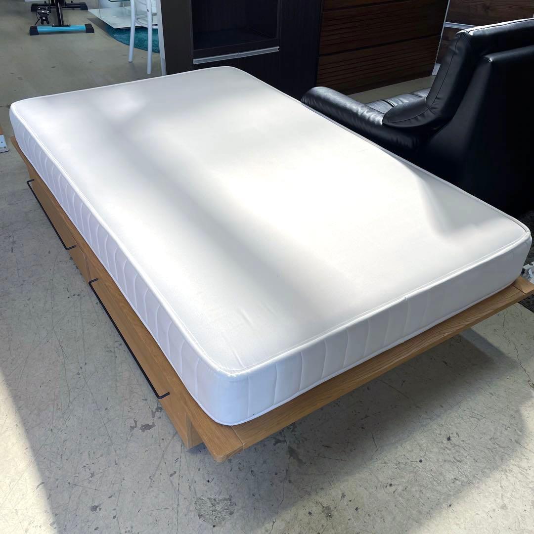 【無印良品】MUJI セミダブル　ベッド　マットレス　引き出し付き　足付き　愛知