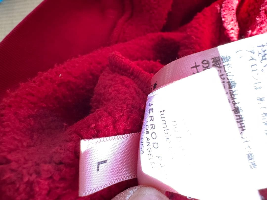 RHC x Jerrod Pahl レッドハーフジップトレーナー