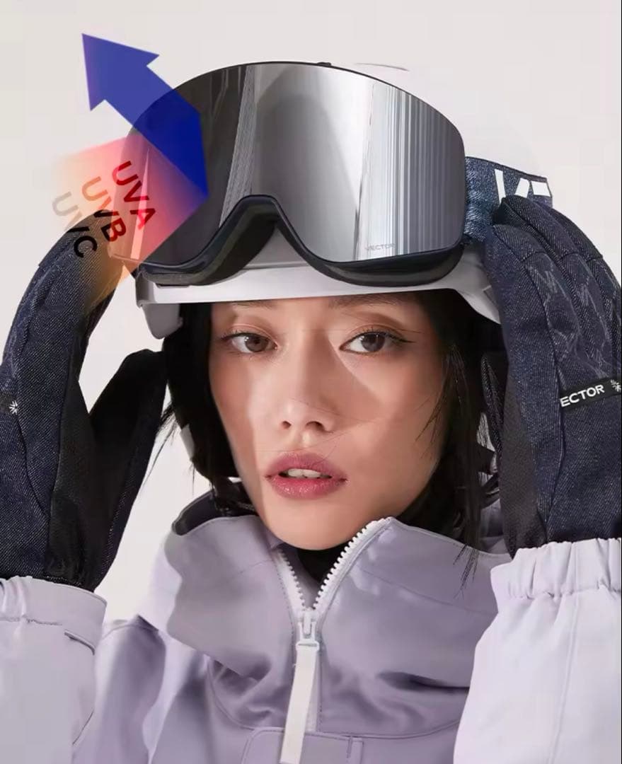 完売品 3点 セット ゴーグル ウェア 上下 白 スキー スノーボード スノボ