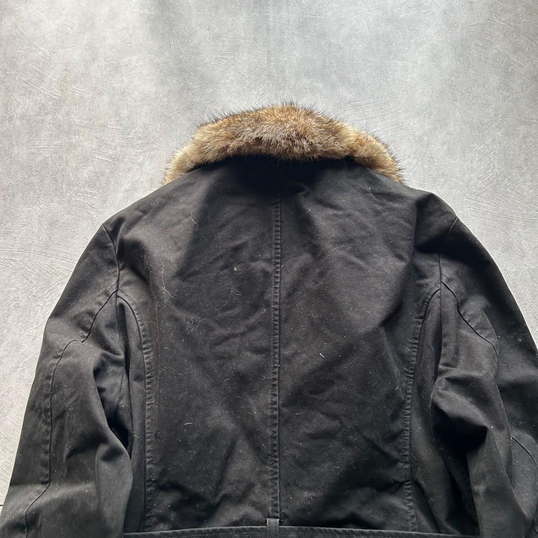 ジャケット・アウター PPFM grunge gimmick fur coat y2k black