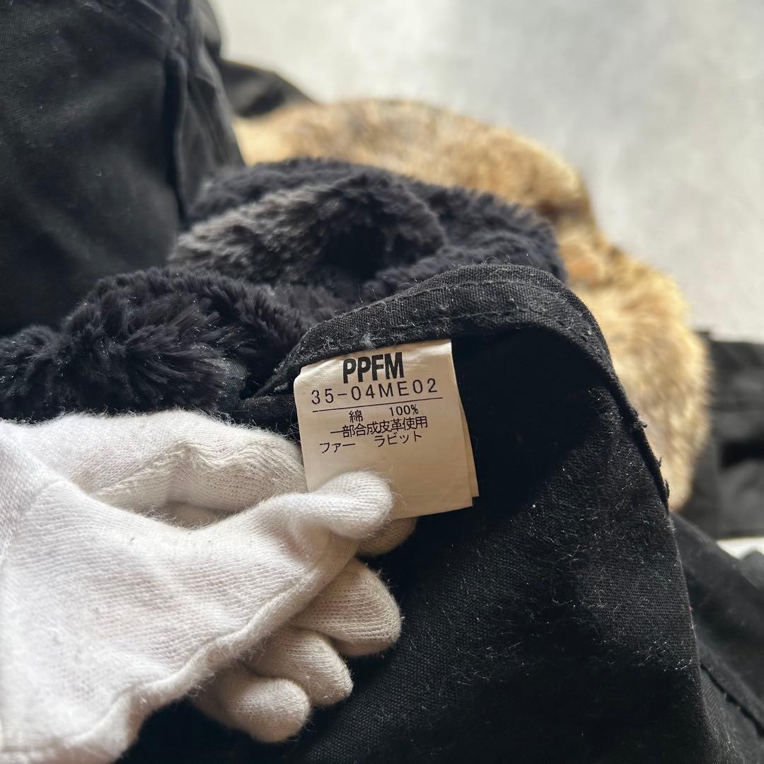 ジャケット・アウター PPFM grunge gimmick fur coat y2k black
