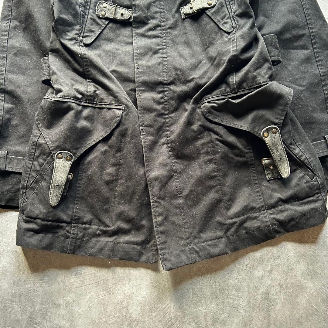 ジャケット・アウター PPFM grunge gimmick fur coat y2k black