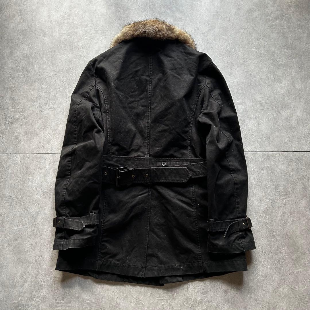 ジャケット・アウター PPFM grunge gimmick fur coat y2k black