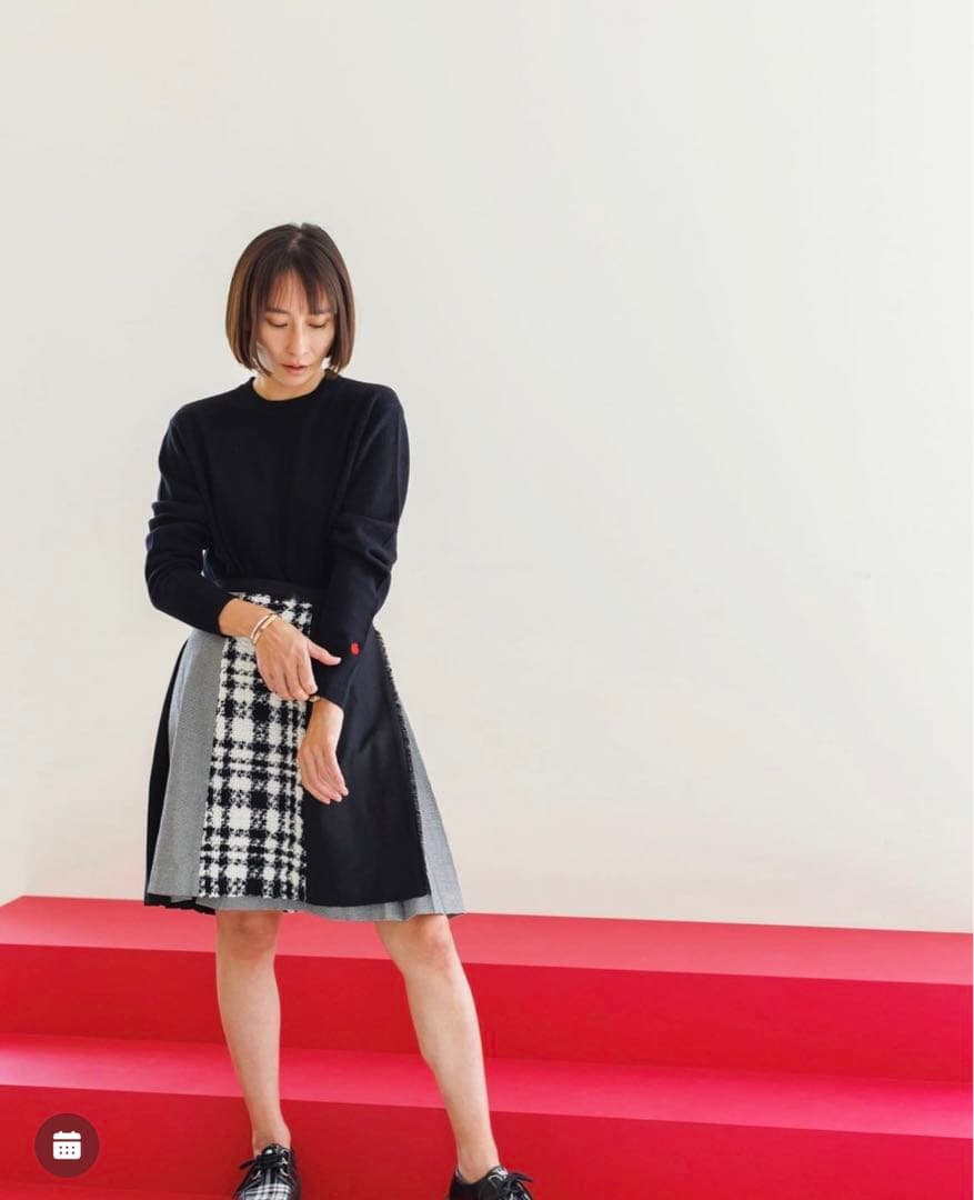 再販なし。NAOKO TAKAI PLEATED SKIRT 新品