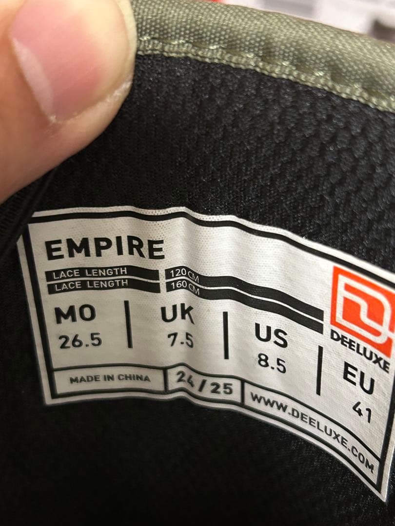 DEELUXE エンパイアブーツ　24-25モデル