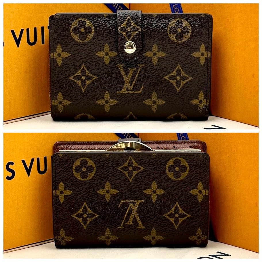 極美品】ルイヴィトン モノグラム ヴィエノワ 折り財布 がま口 - メルカリ