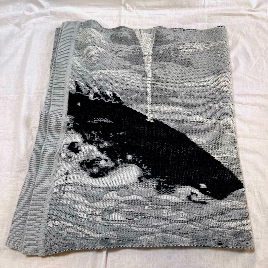 STORAMA(ストラマ)名画ストール 象と鯨図屏風 伊藤若冲