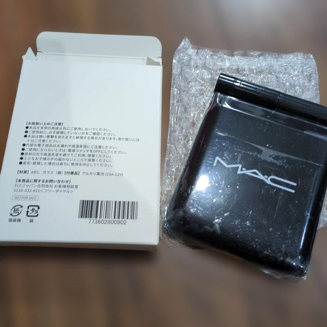 新品未使用】MAC ライト付きノベルティミラー - メルカリ