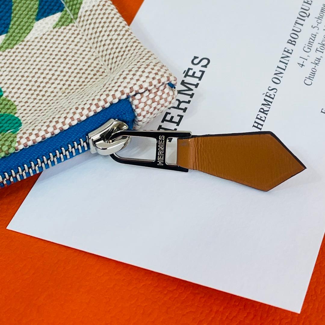 HERMES フラットポーチ ヨッティング カノエH セカンドバッグ エルメス