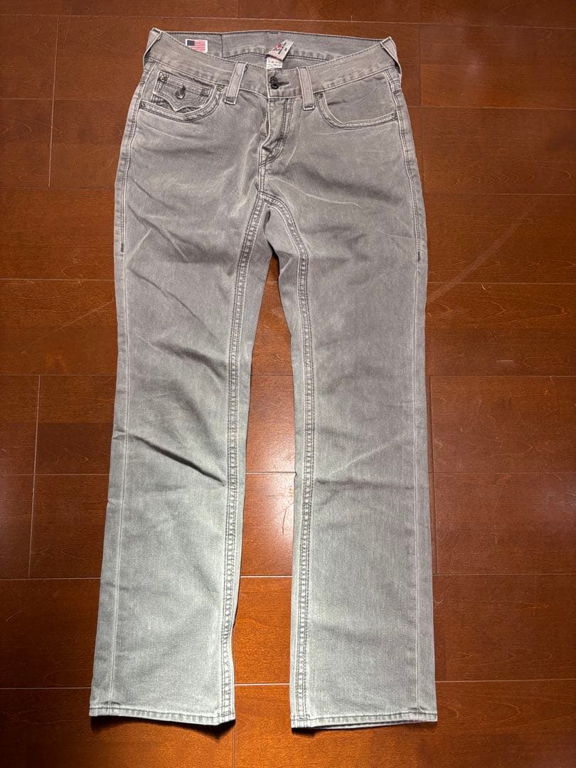 トゥルーレリジョン RICKY QT 29インチ　グレー　ストレート⑦