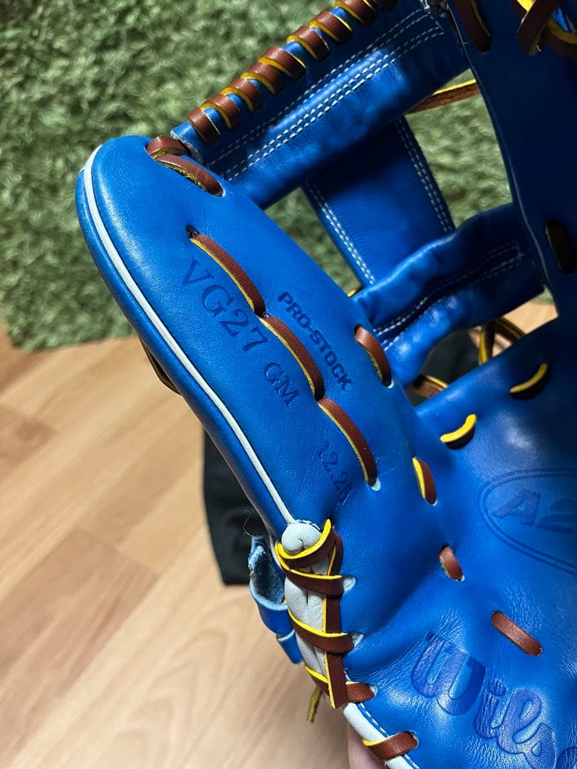 希少⚫︎Wilson A2000 VG27 硬式グラブ ブルーSS ゲレーロjr - メルカリ