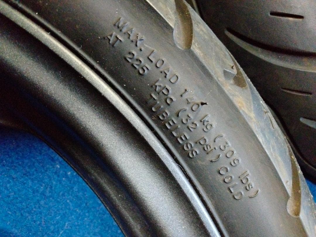 ホンダDio 110 バイクのタイヤとホイールブラックスポークホイールセット