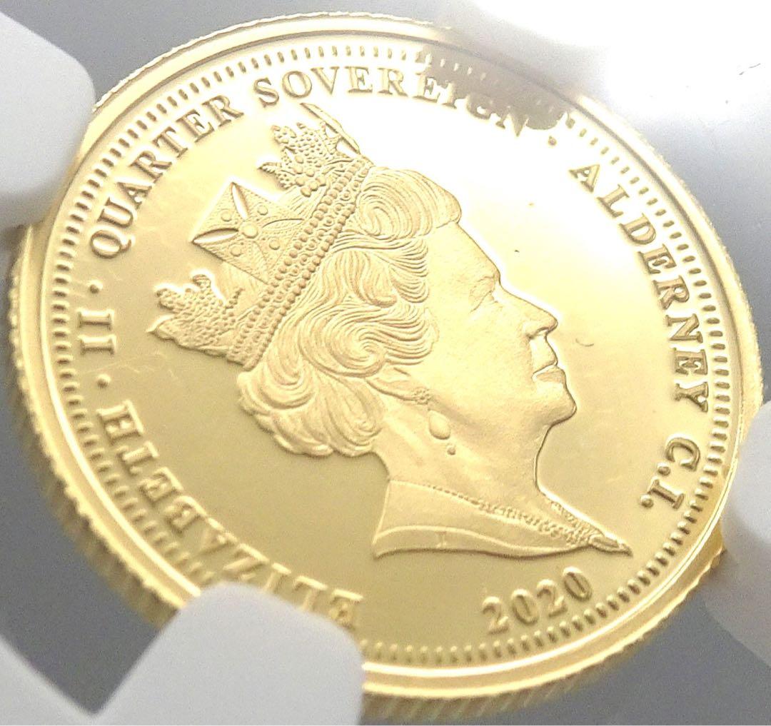 最高鑑定】スリーグレイセス イギリス 1/4ソブリン 金貨 コイン