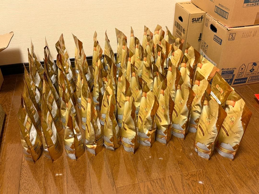 馬油配合リンスインシャンプー 詰替 400ml 52袋 フルーティの香り