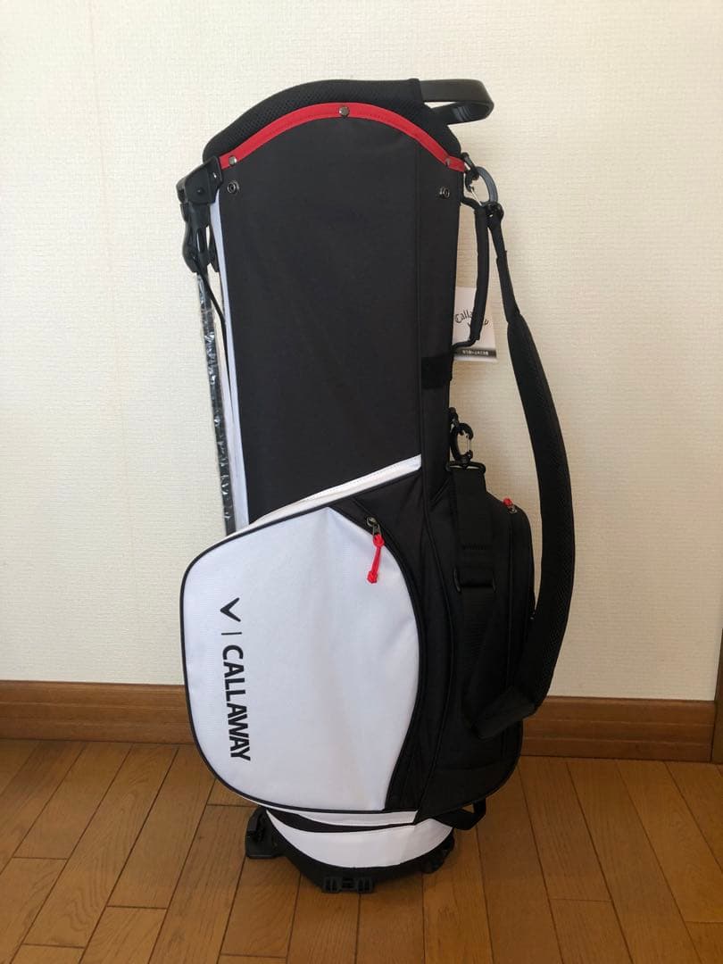 Callaway キャディバッグ 黒白赤