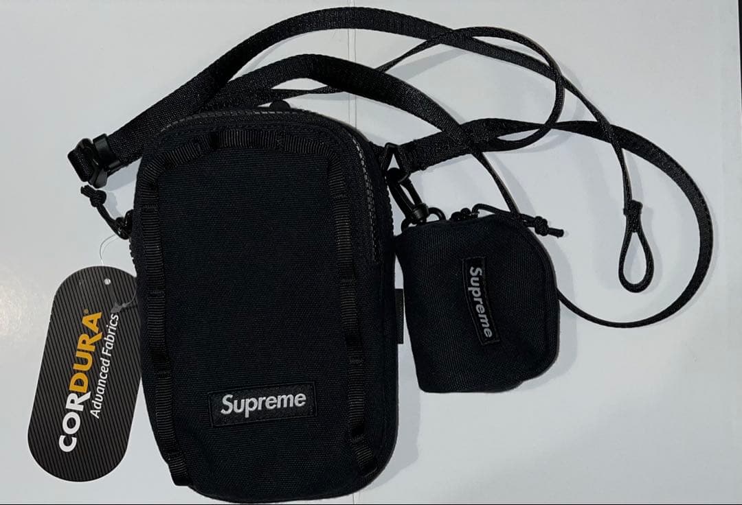 supreme Camera Bag + Mini Pouch ブラック