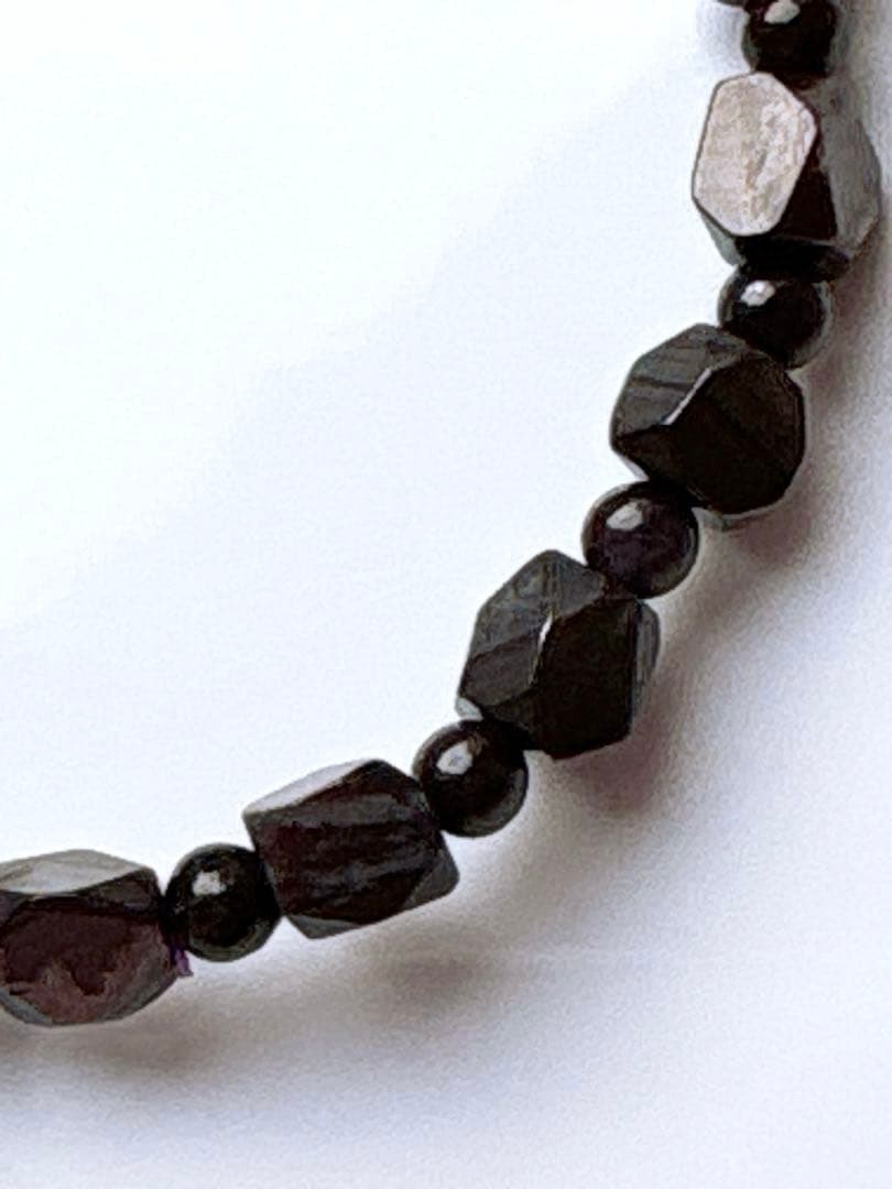 ごんまる様♥️2本♡シトリン大玉虹入り＆チェロアイト・アメジスト天然石ブレスレット