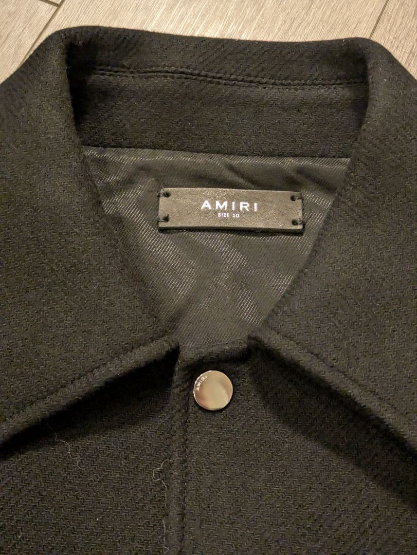 ぱるるん　Amiri 骨 ボーンバーシティウールブルゾン 50