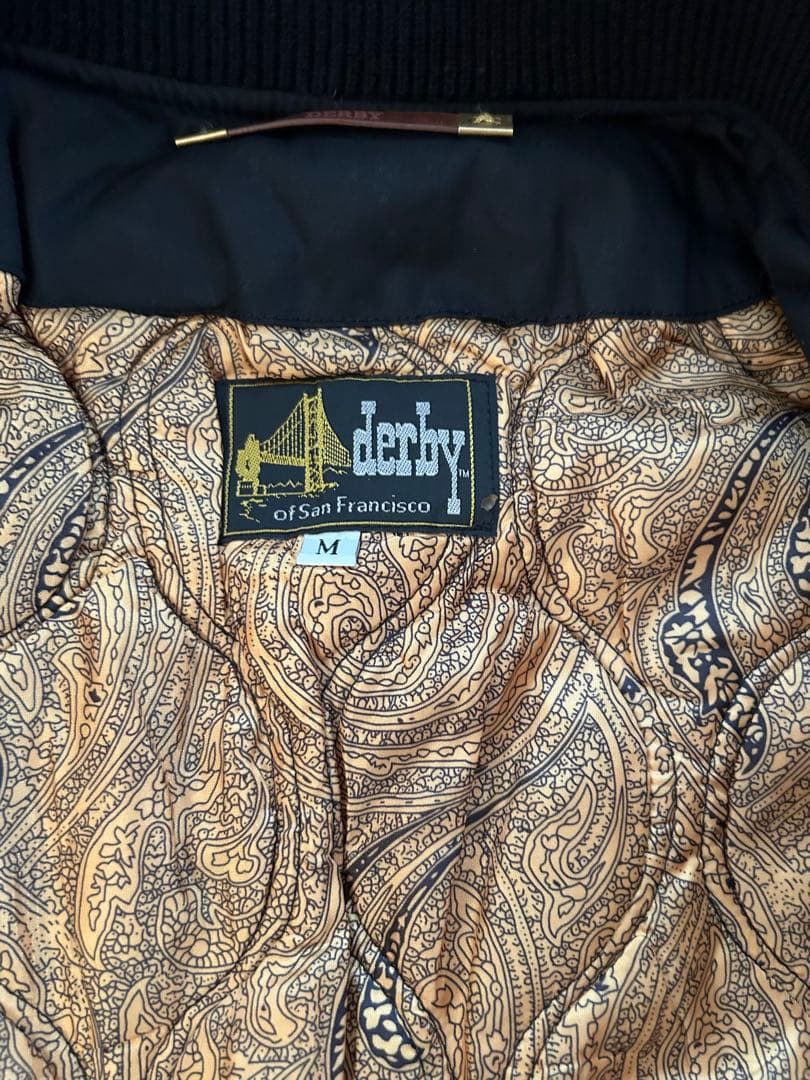 Derby of San Francisco ダービージャケット 黒 Mサイズ