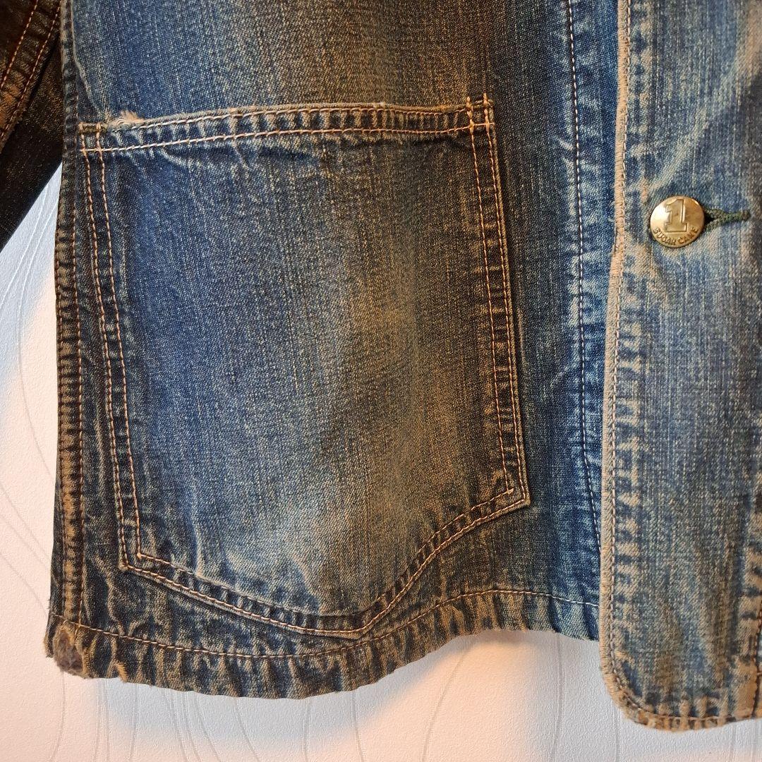 シュガーケーン　デニムカバーオール　ブランケットライナー付き激渋！！