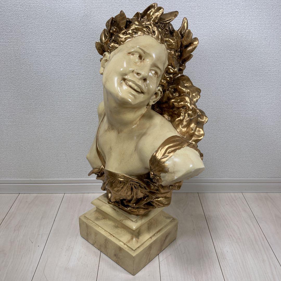 オペラ座のダンスをする女性胸像 彫刻複製　オブジェ　ジャン＝バティスト・カルポー