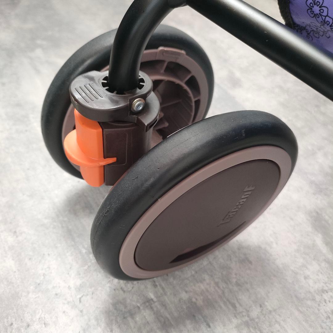 【迅速発送】幸和製作所 SLT08 カゴノア L パープル シルバーカー　花柄