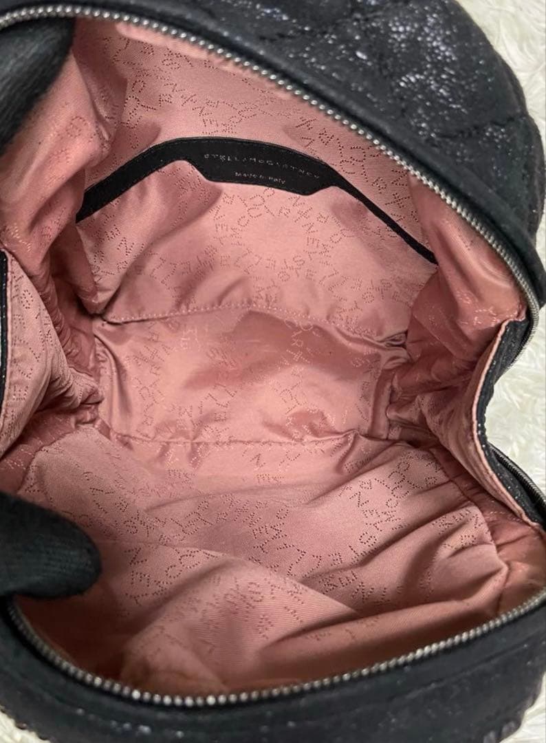 STELLAMcCARTNEY ファラベラ ミニリュック キルティング 黒