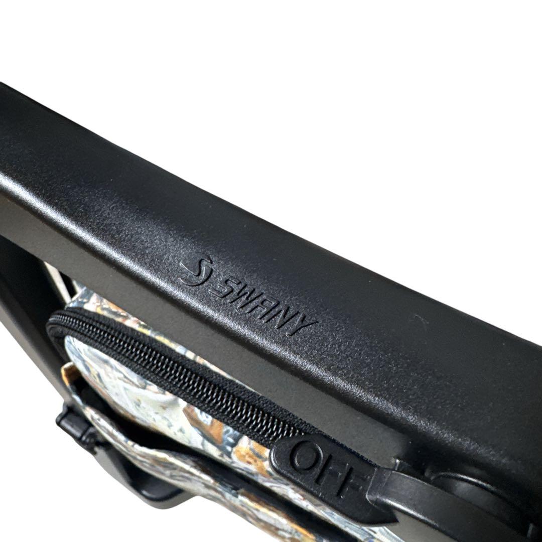 未使用級 スワニー マンハッタナーズ キャリーバッグ 4輪カート 猫柄 軽量