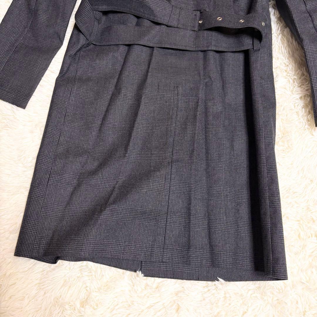 美品　MACKINTOSH ステンカラーコート 36 グレンチェック 英国製