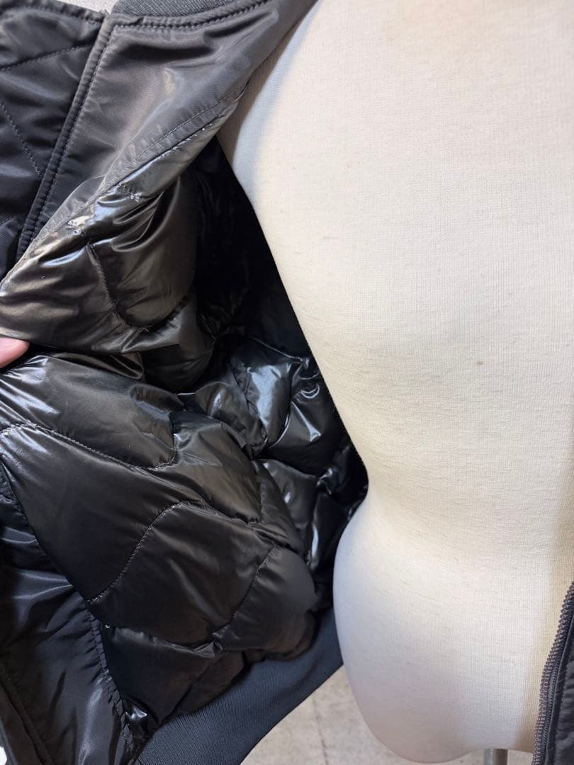 超美品！ユニクロ ＋J ジルサンダー　MA-1 ダウン　Lサイズ