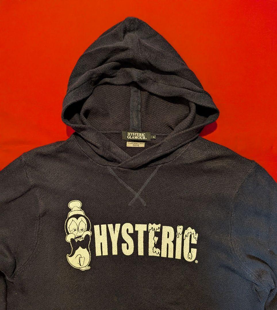最終値下げ‼ HYSTERIC GLAMOUR フード付きニット L 360