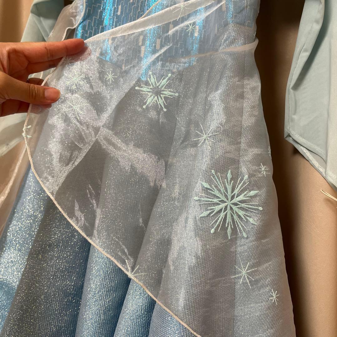 アナ雪　エルサ　ドレス　ビビディバビディブティック　120