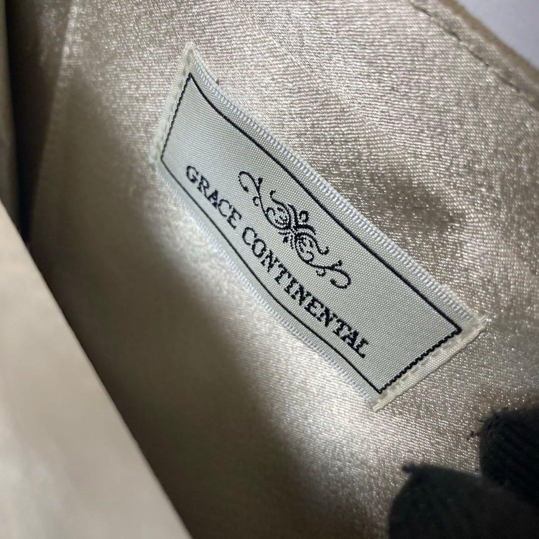 グレースコンチネンタル 2wayショルダーバッグ 花 ビーズ 刺繍