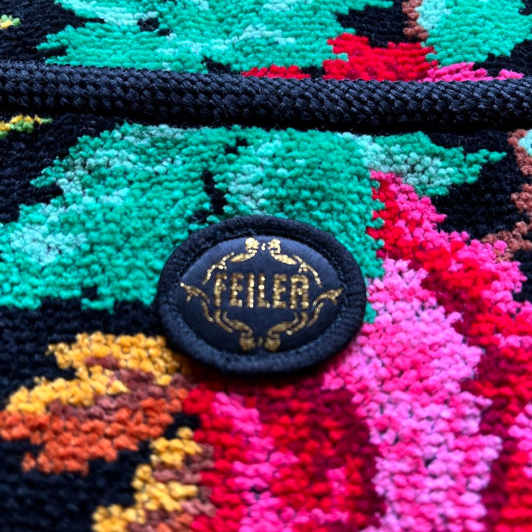 フェイラー エプロン 鳳凰柄 花柄 FEILER パラディス ドレスエプロン