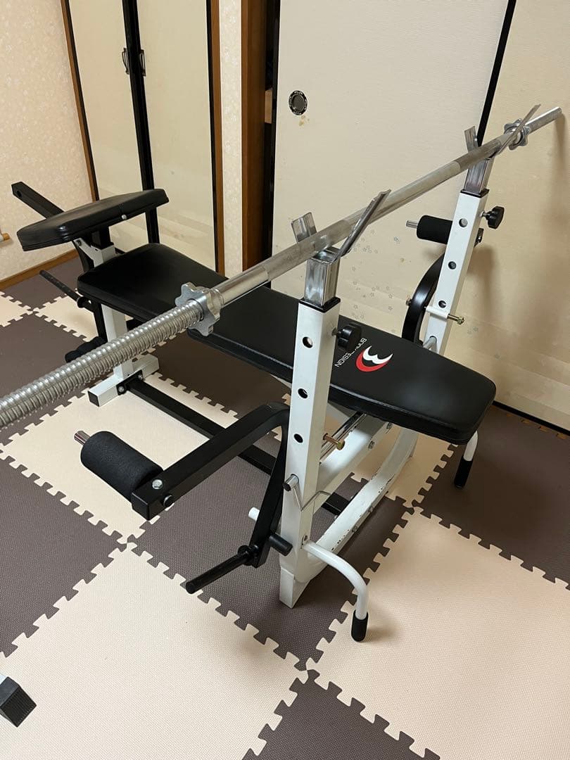 BODY DESIGN トレーニングベンチ バーベル　セーフティーバー引取り限定